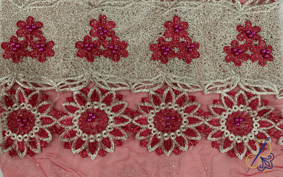 پارچه خرج کار قرمز