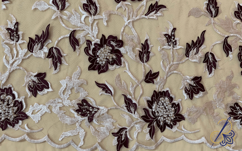 پارچه بادمجانی خرج کار