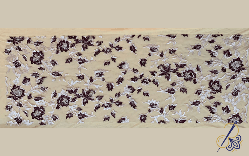 پارچه بادمجانی خرج کار 1